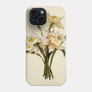 Double Narcissi Spring Flower Bouquet Phone Case