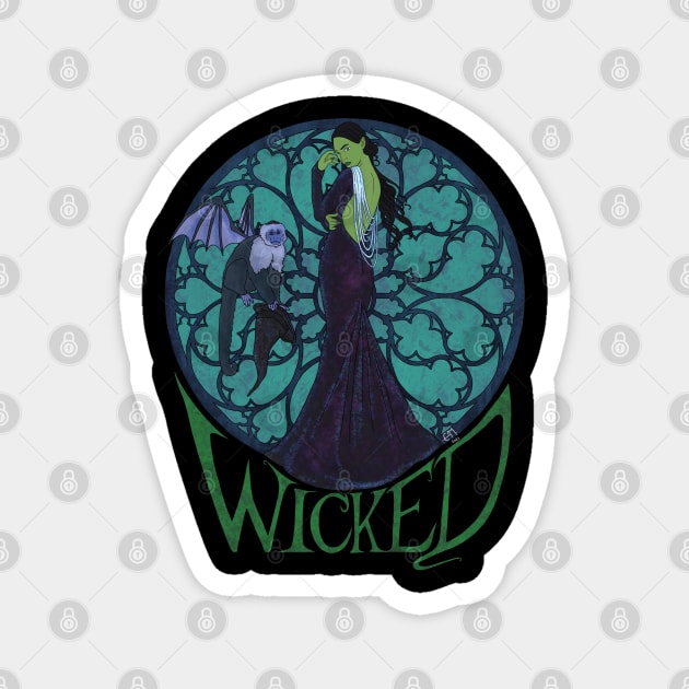 Evil witch Magnet by estanisaboal