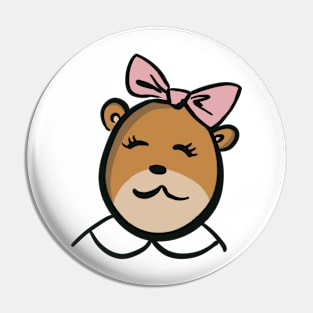 Miss Bear Pin