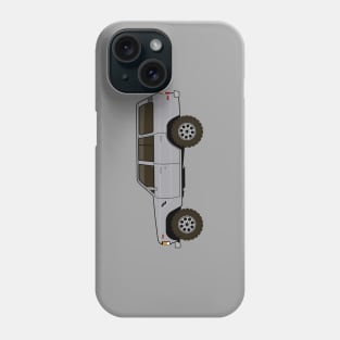 fj80 Land Cruiser gray Phone Case