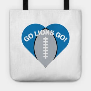 Heart Shaped Detroit Lions Tote