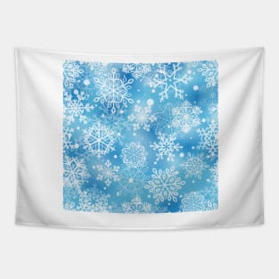 Snowflakes pattern Tapestry