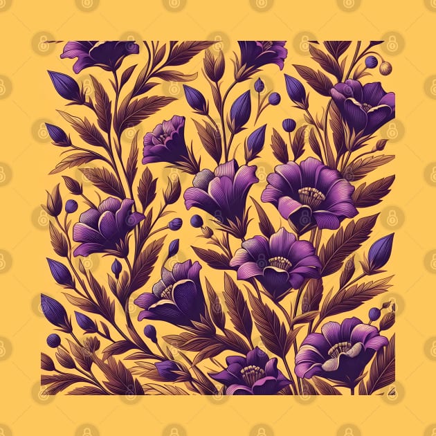 Purple Flowers by Jenni Arts