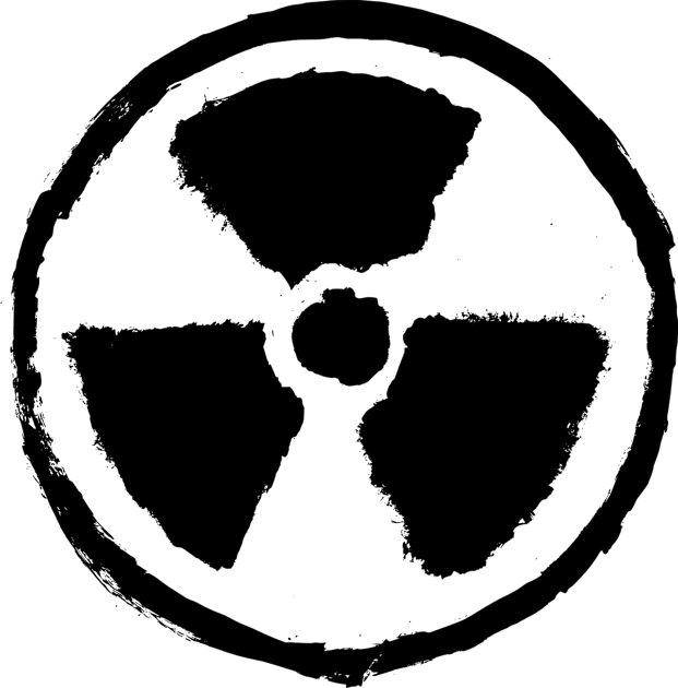 Radioactive symbol Kids T-Shirt by Scar