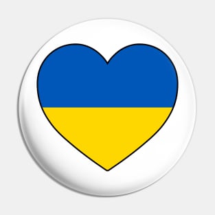 Heart - Ukraine Pin