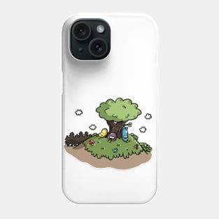 Friends Chilling Under A Tree Phone Case