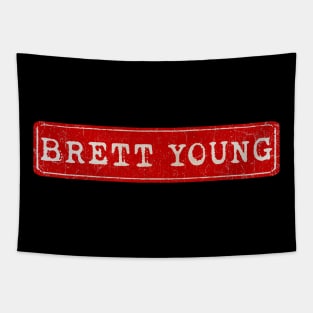 vintage retro plate Brett Young Tapestry