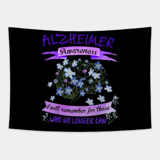 FORGET ME NOT WHO NO LONGER CAN MOM DAD ALZHEIMER AWARENESS Gift Tapestry