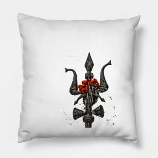 Shiva Trisul Hinduism Pillow