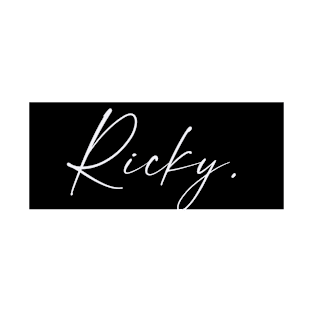 Ricky Name, Ricky Birthday T-Shirt