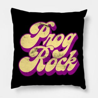 Prog Rock - Vintage Look Progressive Rock Lover Gift Pillow