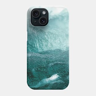 Blue Mountains Abstract Waves Phone Case