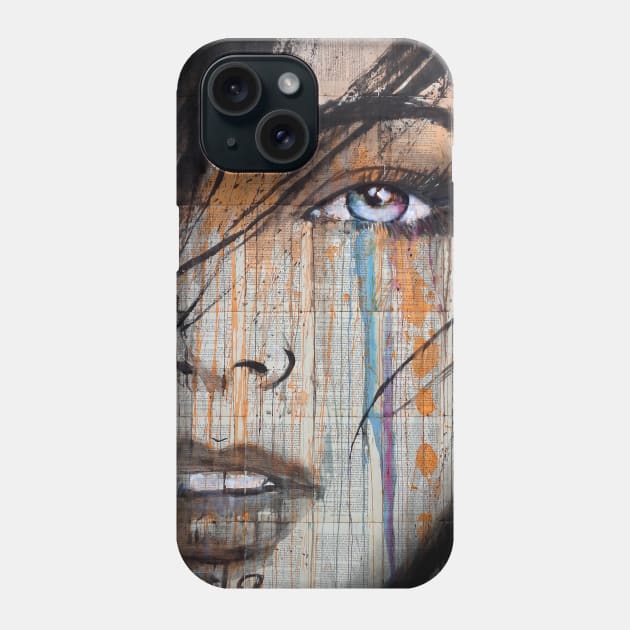 Orange quantum Phone Case by Loui Jover 