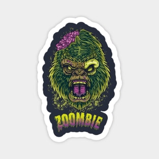 Zoombie Gorilla Magnet