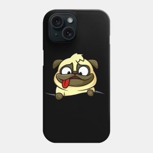 Funny and cute pug Phone Case