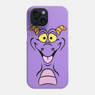 Happy little purple dragon of imagination Cosplay face Phone Case