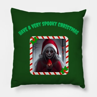 Have a very spooky Christmas Pillow