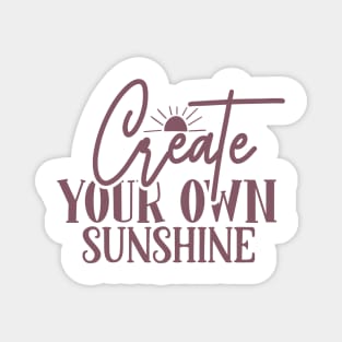 Create Your Own Sunshine Magnet