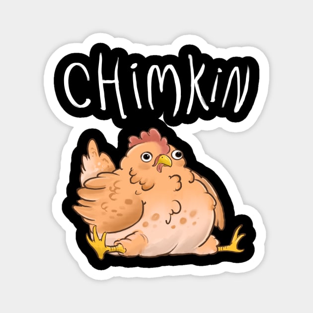 Chimkin Derpy Chicken Magnet by Eugenex