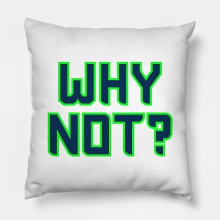 Why Not Seattle - White 2 Pillow