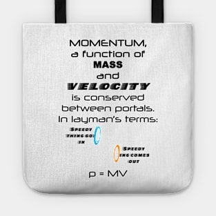 Momentum - Mass and Velocity Tote