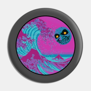 Great Wave Moon Pin