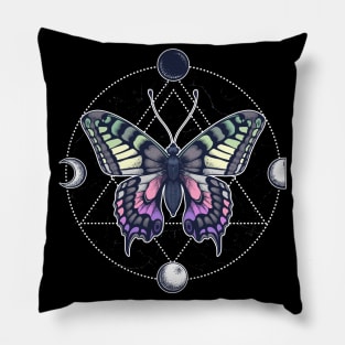 Genderfae Butterfly LGBT Pride Flag Pillow