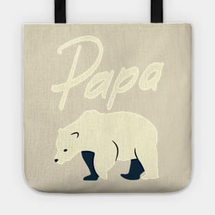 Papa bear Design Tote