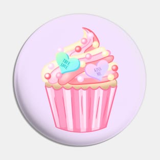 Valentine's Cupcake Pin