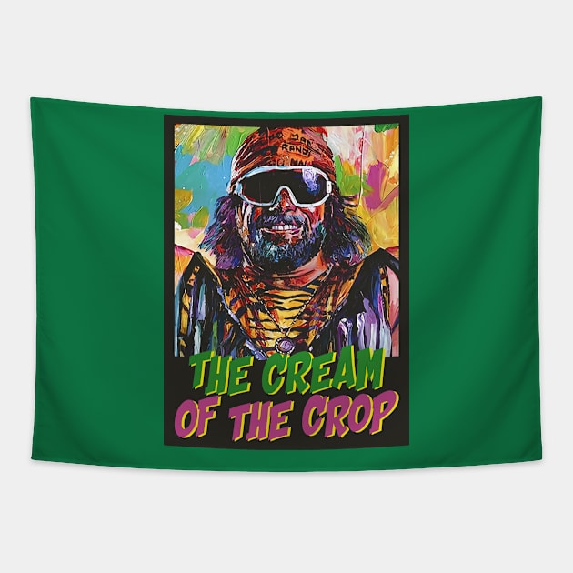 MACHO MAN - THE CREAM OF THE CROP PAINTING Tapestry by parijembut