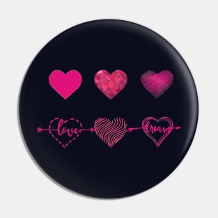 valentine's day hearts Pin