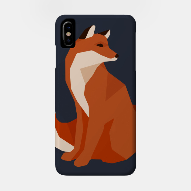 Polygonal Fox Geometric Fox Beautiful Colorful Abstract Fox Phone Case Teepublic