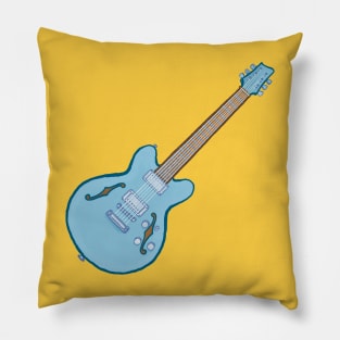 Semi acoustic guitar Pillow