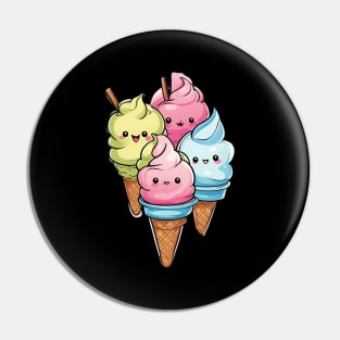 Cute Ice Cream Pin