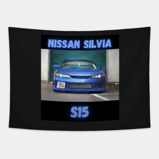 Nissan Silvia S15 - Cartoon Design Tapestry