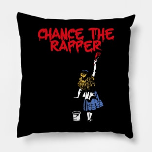 chance the ripper and red girl Pillow