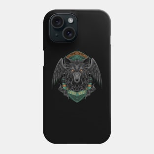 Lone Wolf Engraving Art Phone Case