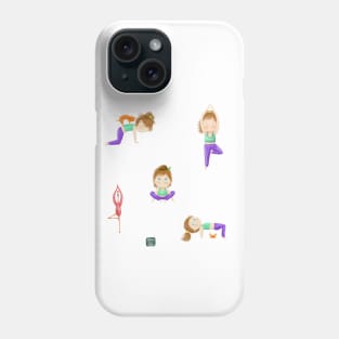 Yoga Poses With Animals Phone Case