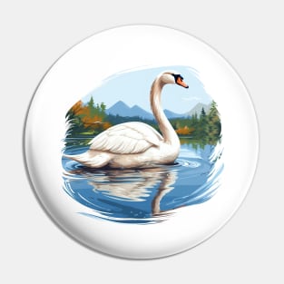 White Swan Pin