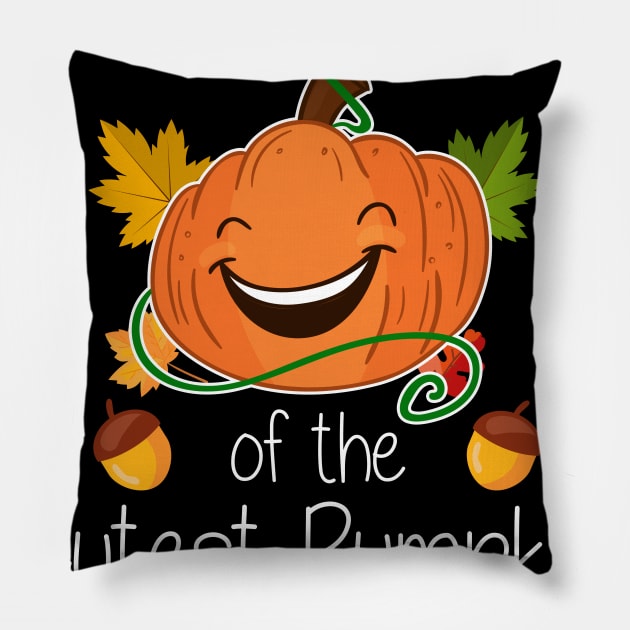 Grandpa Of The Cutest Pumpkin Halloween Pillow by foxmqpo