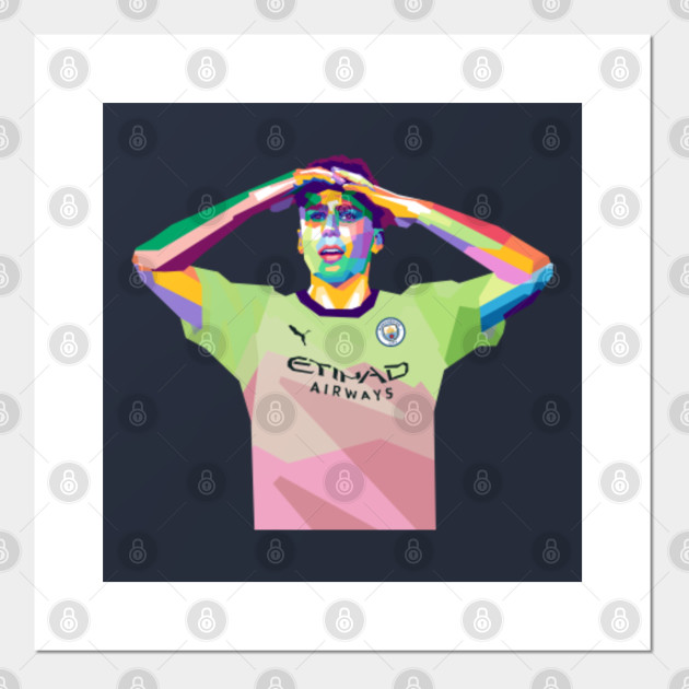 Rodrigo Hernandez Manchester City Fc Affiche Et Impression D Art Teepublic Fr