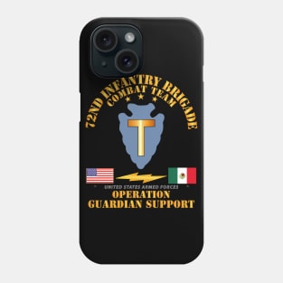 Guardian Support - 72nd Infantry Bde Combat Team Phone Case