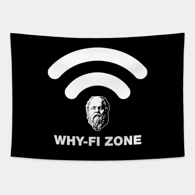 Why-Fi Zone - Philosophy Tapestry by Sachpica