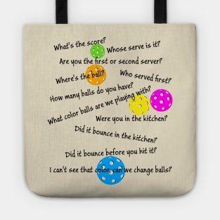 Senior Pickleball Chaos Tote