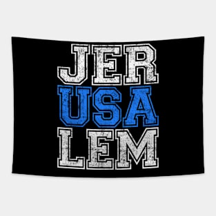 Jerusalem Israel  USA Traveler American Christians Jews Gift Tapestry