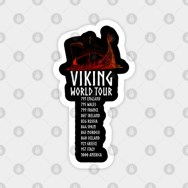 Viking World Tour Magnet by Styr Designs