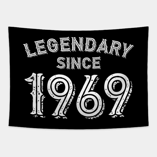 Legendary Since 1969 Tapestry by colorsplash