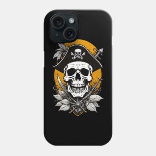 Vintage Pirate Skull Phone Case