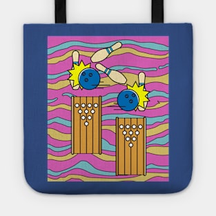 Destroy Pin Bowling Skittles Ball Tote