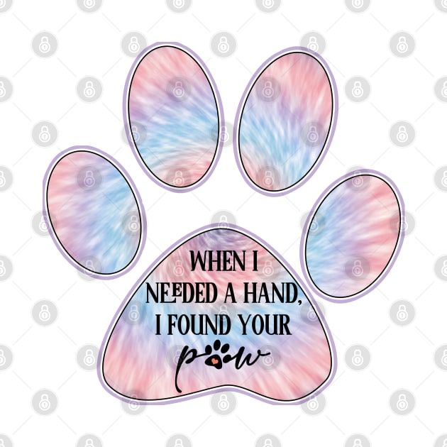 When I needed a hand I found your paw by SamridhiVerma18